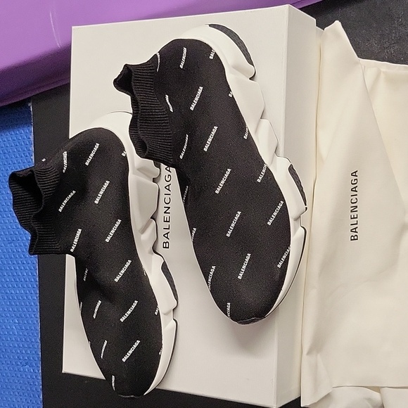 Balenciaga sock trainers, Black, 39 - Picture 1 of 6